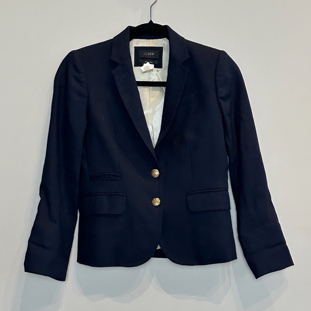 J.Crew Schoolboy Blazer in Navy Blue 00P